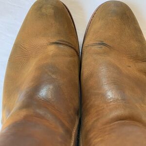 Florsheim Tan Leather Boots Smooth Finish
